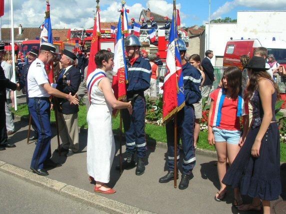 cérémonie du 14 juillet à montbard