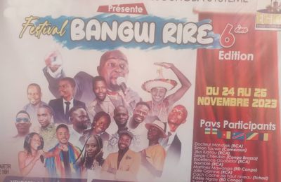 RCA: La 6e édition du festival Bangui Rire officiellement lancée  autour du thème rire pour la consolidation de la paix