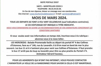 PROGRAMME DU MOIS DE MARS 2024 - BIEN LIRE