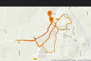 Objectif ...UT4M (165.7km/ 10550 D+) via (Euskal Trail/ Trail du Bout du Monde/???) (Courir Pour Owen et pour l'AAD)... dimanche 15 Mars 2014... seconde partie (soirée) entraînement Boutoucoatrun nocturne en mode solo sous le crachin et le vent... 3*8min à 85%-90% (récup 1min30sec)... Au total: 12.15km en 1h00min20sec/ vitesse moyenne: 12.10km/h / Dénivelé +86m -92m... @suivre 