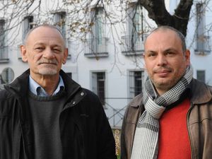 Photos en répétition (Cliquer sur chaque photo pour agrandir). Les organisateurs : Président :  Fabricio Cárdenas - trésorier: Jean-François Puig (à gauche)