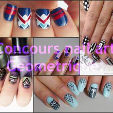 Concour nail art géométrique [+ Giveaway]: 