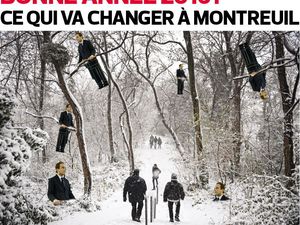 En deux photos de Unes le Montreuillois donne un message indéchiffrable, décalé et un peu flippant sur la météo