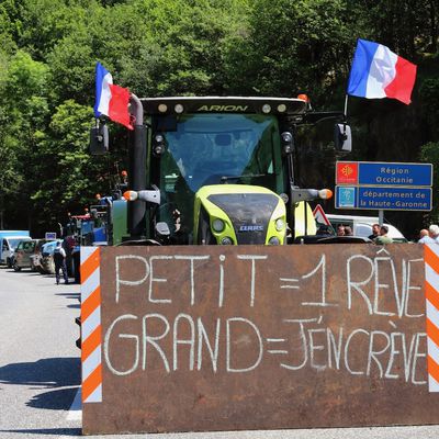 Agriculteurs en colère et blocage des Pyrénées : en vidéo, les interventions de Jérôme Bayle des "Ultras de l'A64" et de Joël Aviragnet, député du Comminges-Savès