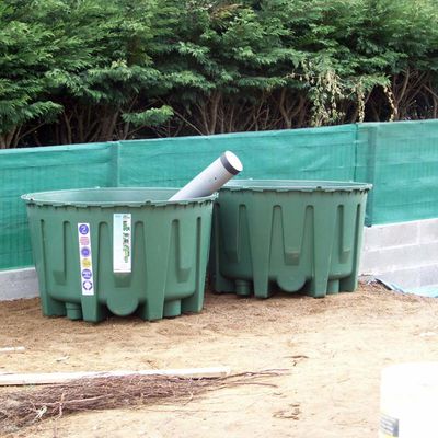 Cuve de récupération des eaux de pluie enterrée