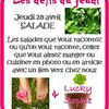 Les défis du jeudi : les salades