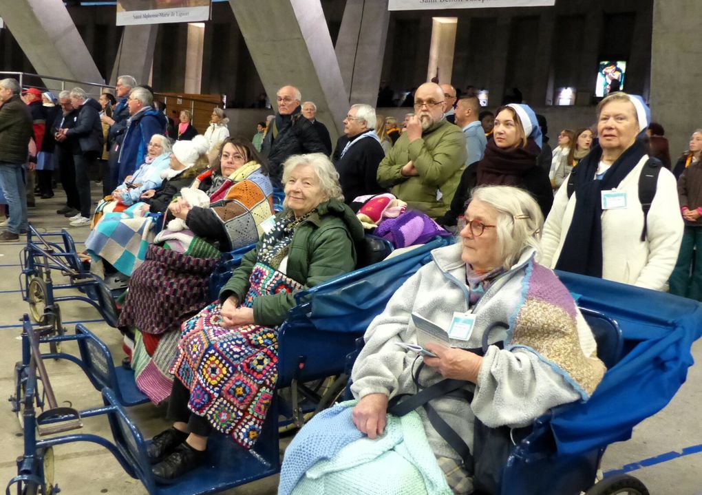 Les photos du pèlerinage à Lourdes d'avril 2024