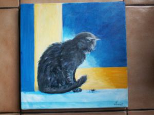 Peinture : chats