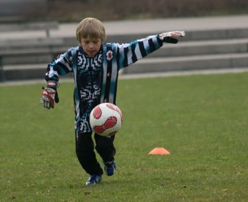 Bilder aus den frühen Fußballjahren unserer Jungs...