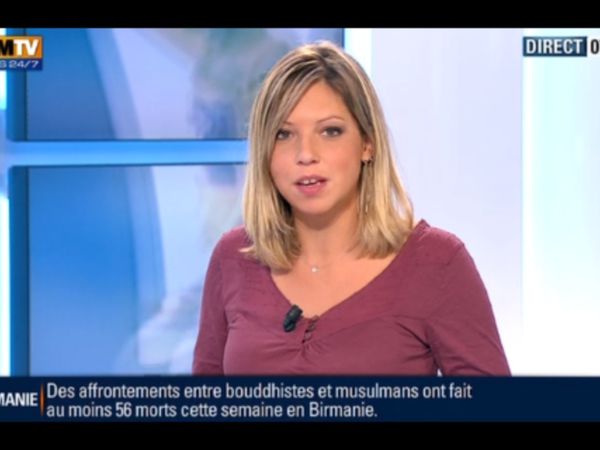 [2012 10 26] CAROLE COATSALIOU - BFM TV - PREMIERE EDITION 'Sports' @07H15