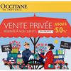 Vente privée chez L'Occitane !