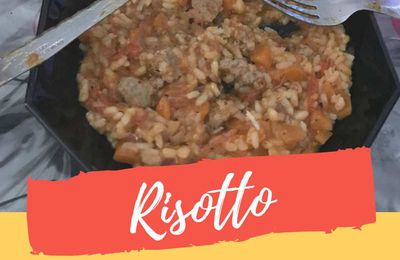 Risotto et sa bolognaise maison