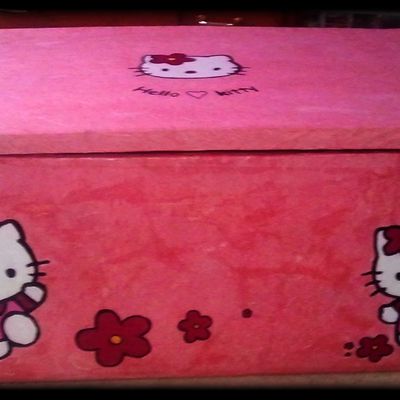 coffre a jouet hello kitty!!!