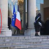 Un militaire fait le poirier sur le parvis de l'Élysée, la vidéo insolite fait le buzz