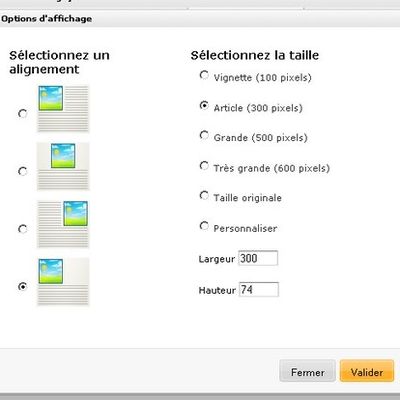 Gestion des images - Taille et optimisations