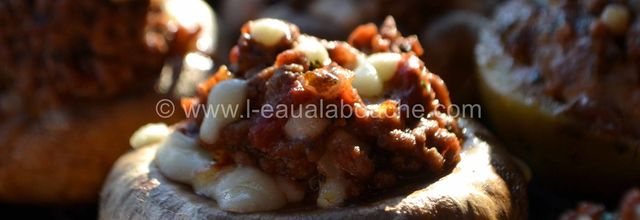 Champignons Farcis Grillés À La Plancha