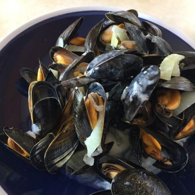 Moules de bouchot au roquefort