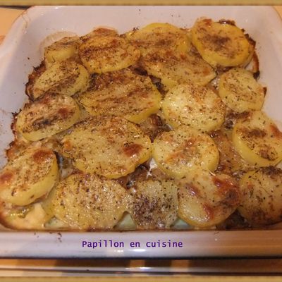 Recette: Gratin de pomme de terre et harengs fumés