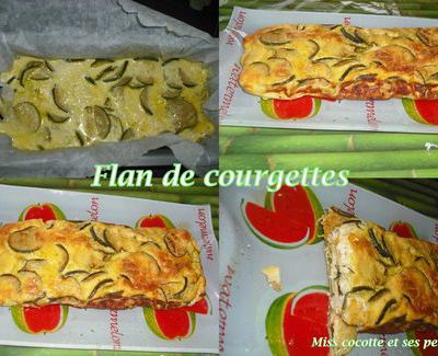 Flan de courgettes