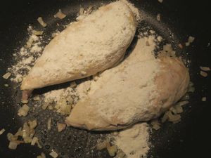 Blancs de poulet au vin blanc et estragon