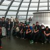 Dans la coupole du Reichstag