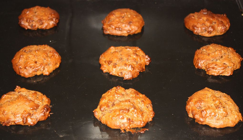 Cookies moelleux à la châtaigne (chocolat &amp; noix de pécan)