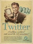 Des pubs Vintage pour Twitter, Youtube, Facebook et Skype