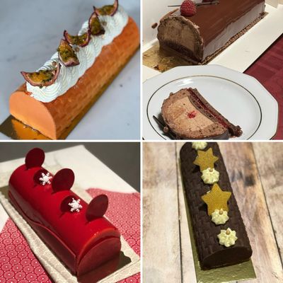 Récapitulatif de mes recettes de bûches 
