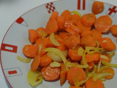 Recette cookeo: carottes aux oignons 