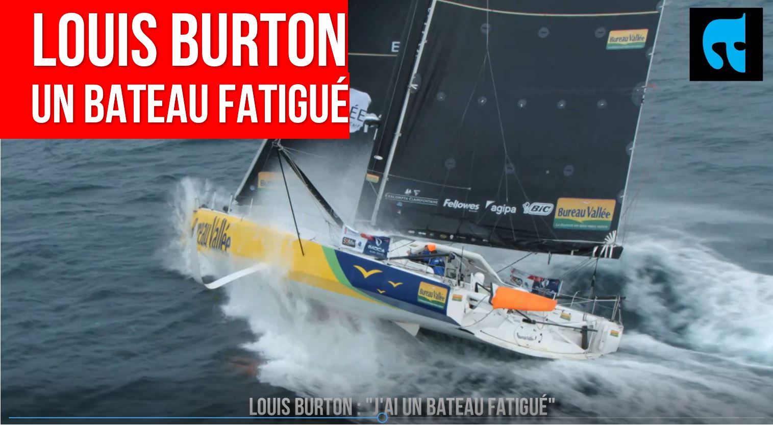 Louis Burton Vendee Globe 2020 . Vendée Globe 2020 - Louis Burton prudent, son bateau est ...