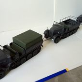 Redif - Semi-chenillé SdKfz. 9 avec remorque porte-char et Tigre 1 au 1/43ème (Atlas) -