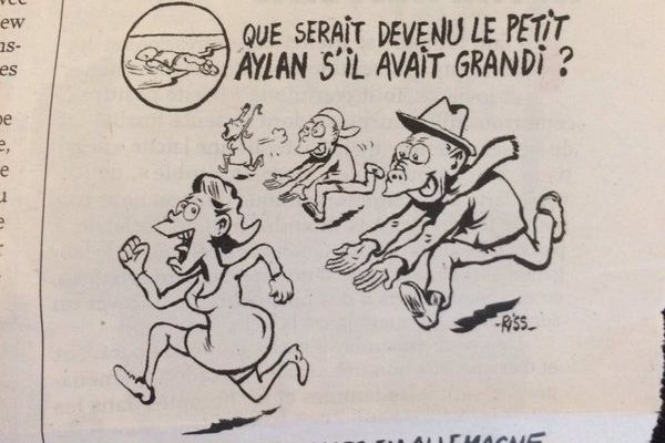 La tante du petit Aylan révoltée par le dessin de "Charlie Hebdo"