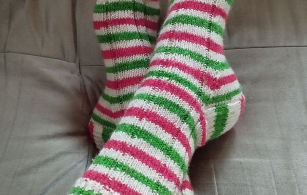 Candy Cane socks - Paire 20