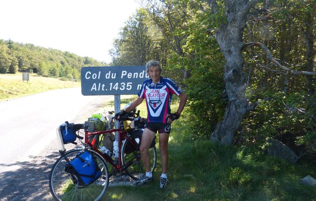 cyclo-camping en Ardèche avec mon ami Jacky