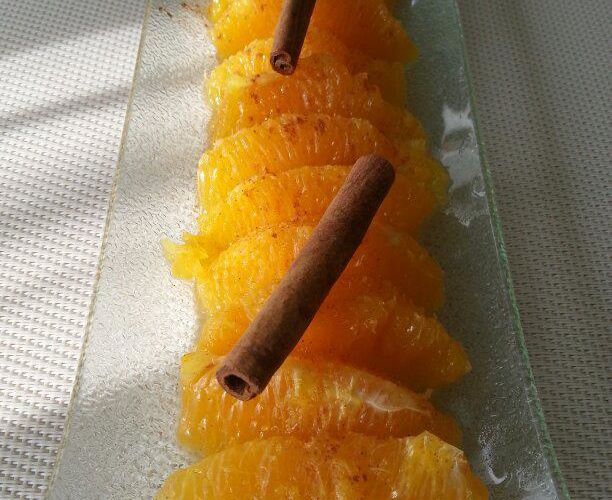 Suprême d'orange sucre et cannelle 