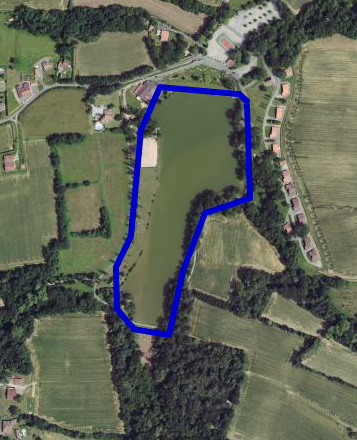Lac de Luc ou Lac de Lucq, Pouillon (Landes 40) AA