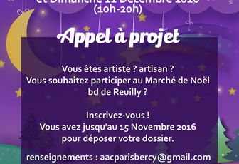 Marché de Noël : Appel à projets !