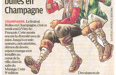 Aujourd'hui en France : la BD fait des Bulles en Champagne