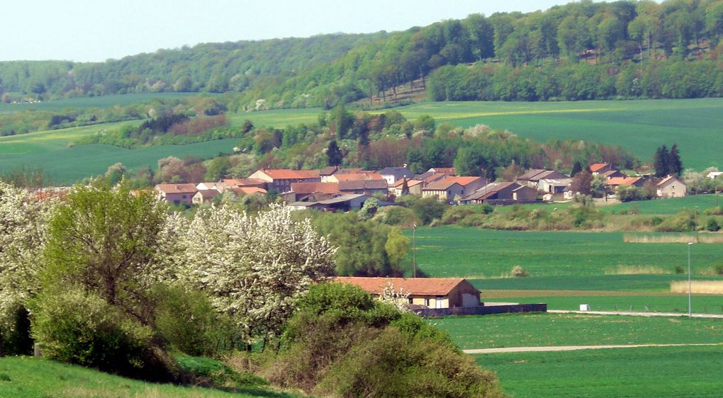 Hestroff au mois d'avril. Quelques images pour tous les camarades expatriés. 