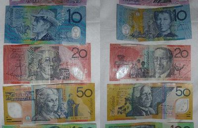 Argent australien ($AUD) Australian money