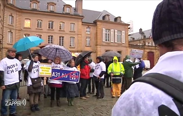 A31bis - Manifestation devant la préfecture de Metz