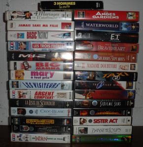 1 lot de 30 Cassettes vidéo VHS