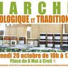 Marché bio à Creil le 20/10/2007