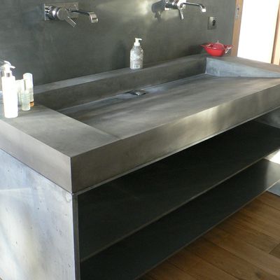 Plan vasque lavoir en Béton