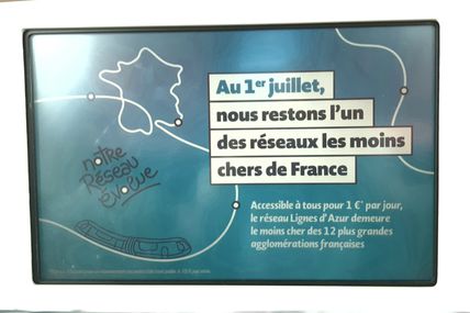 Nice: Quand la publicité mensongère s’invite dans le tramway!