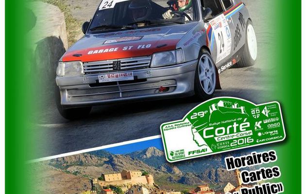 Rallye de CORTE-CENTRE CORSE 2016: questions à l'organisateur