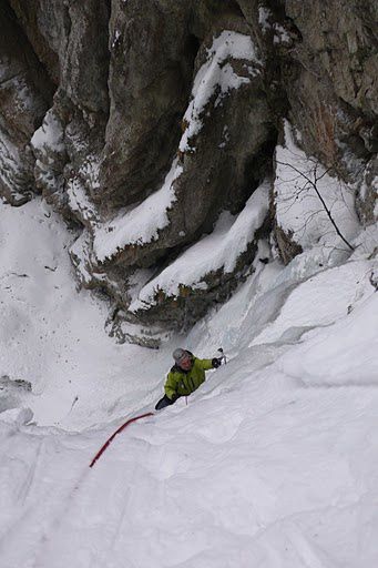 Le 16 février 2010, conditions de glace exceptionnelles !!!
Didier et Nicolas sont au rendez-vous...