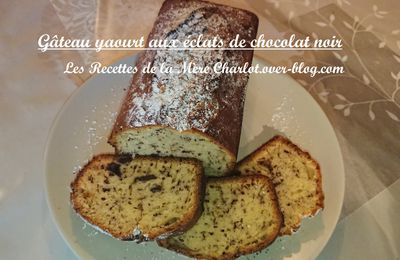 Gâteau yaourt aux éclats de chocolat