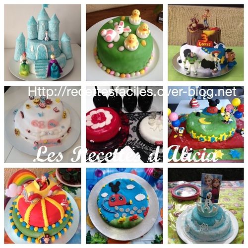 Gateau Anniversaire Les Recettes D Alicia