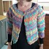 vestes au crochet d'art